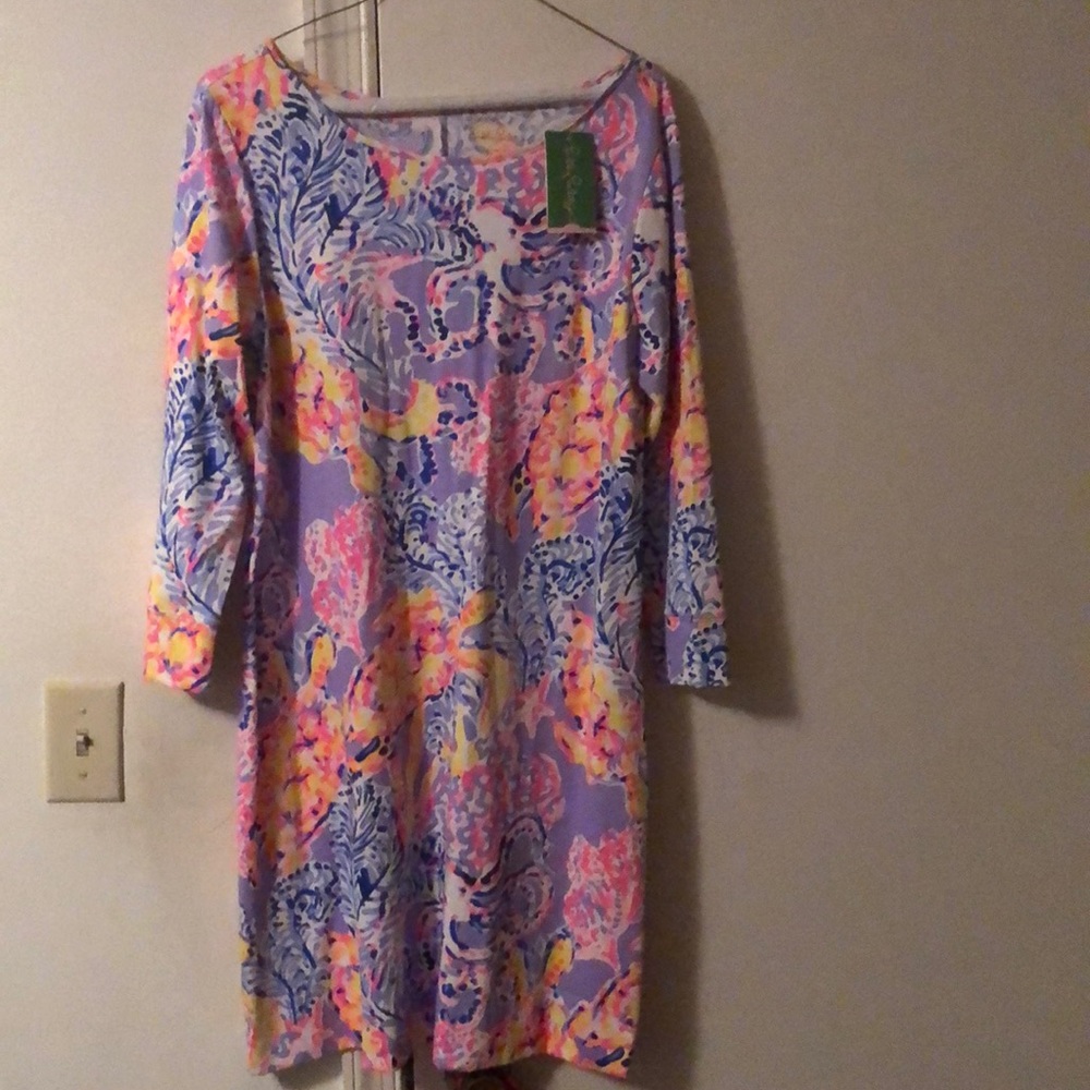 New Lilly Pulitzer 3/4 sleeve dress .